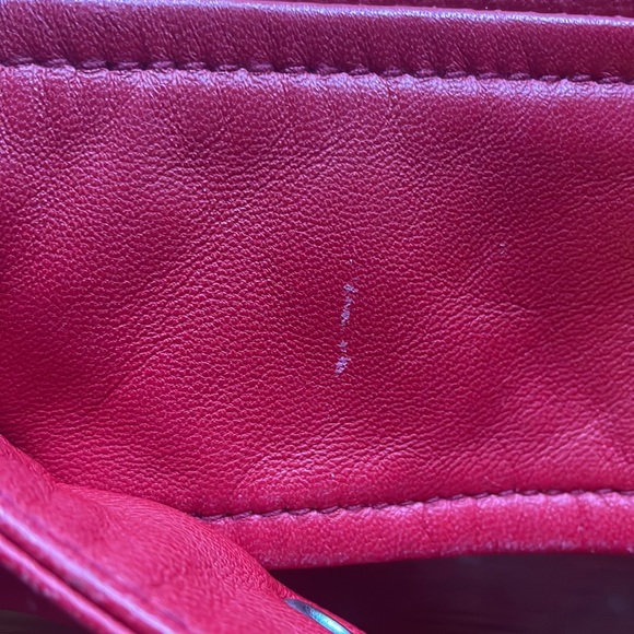 Nasty Gal Red Leather Moto Jacket Genuine Leather - Picture 5 of 11